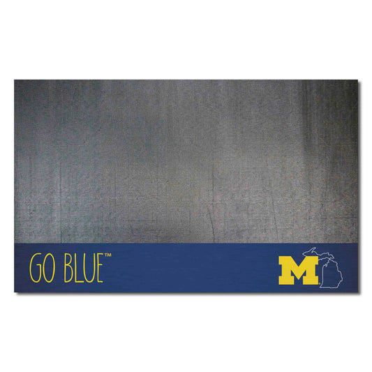 Michigan Wolverines Southern Style Vinyl Grill Mat - 26in. x 42in.