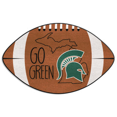 Michigan State Spartans Southern Style Football Rug - 20.5in. x 32.5in.