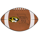 Missouri Tigers Southern Style Football Rug - 20.5in. x 32.5in.