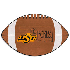 Oklahoma State Cowboys Southern Style Football Rug - 20.5in. x 32.5in. - Oklahoma State