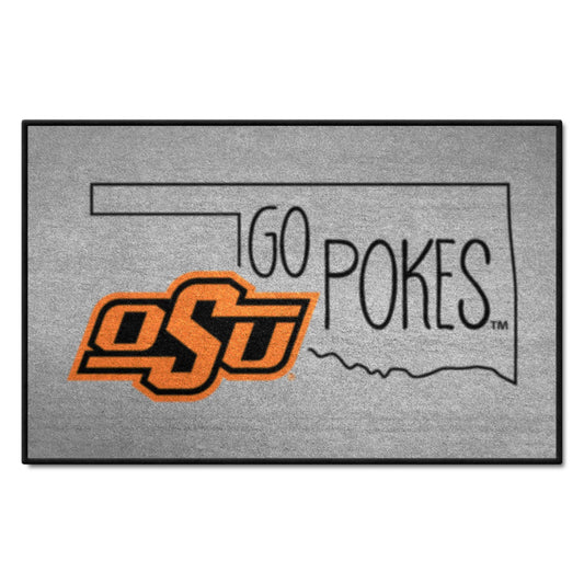 Oklahoma State Cowboys Southern Style Starter Mat Accent Rug - 19in. x 30in. - Oklahoma State