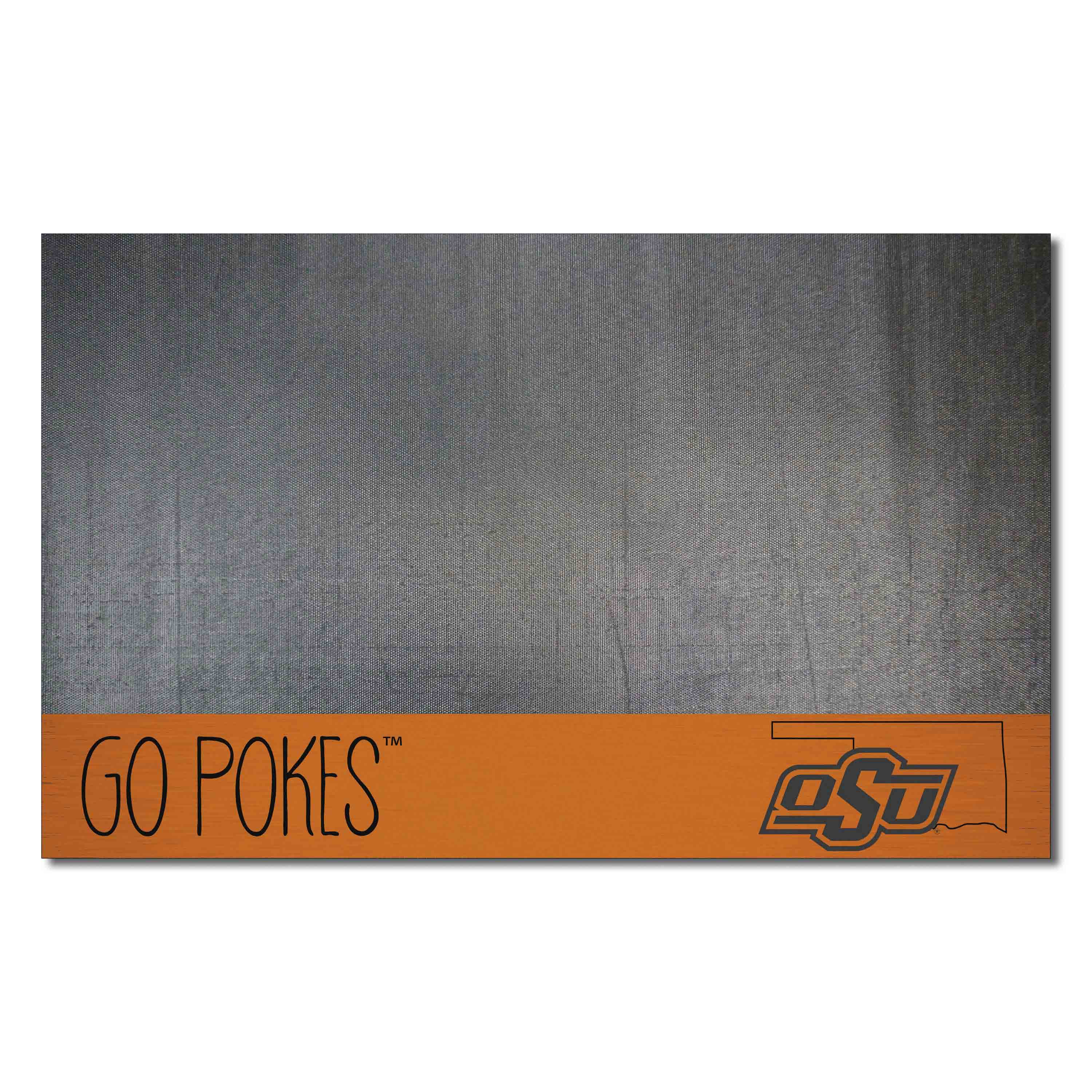 Oklahoma State Cowboys Southern Style Vinyl Grill Mat - 26in. x 42in.