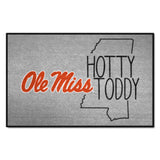 Ole Miss Rebels Southern Style Starter Mat Accent Rug - 19in. x 30in. - Ole Miss