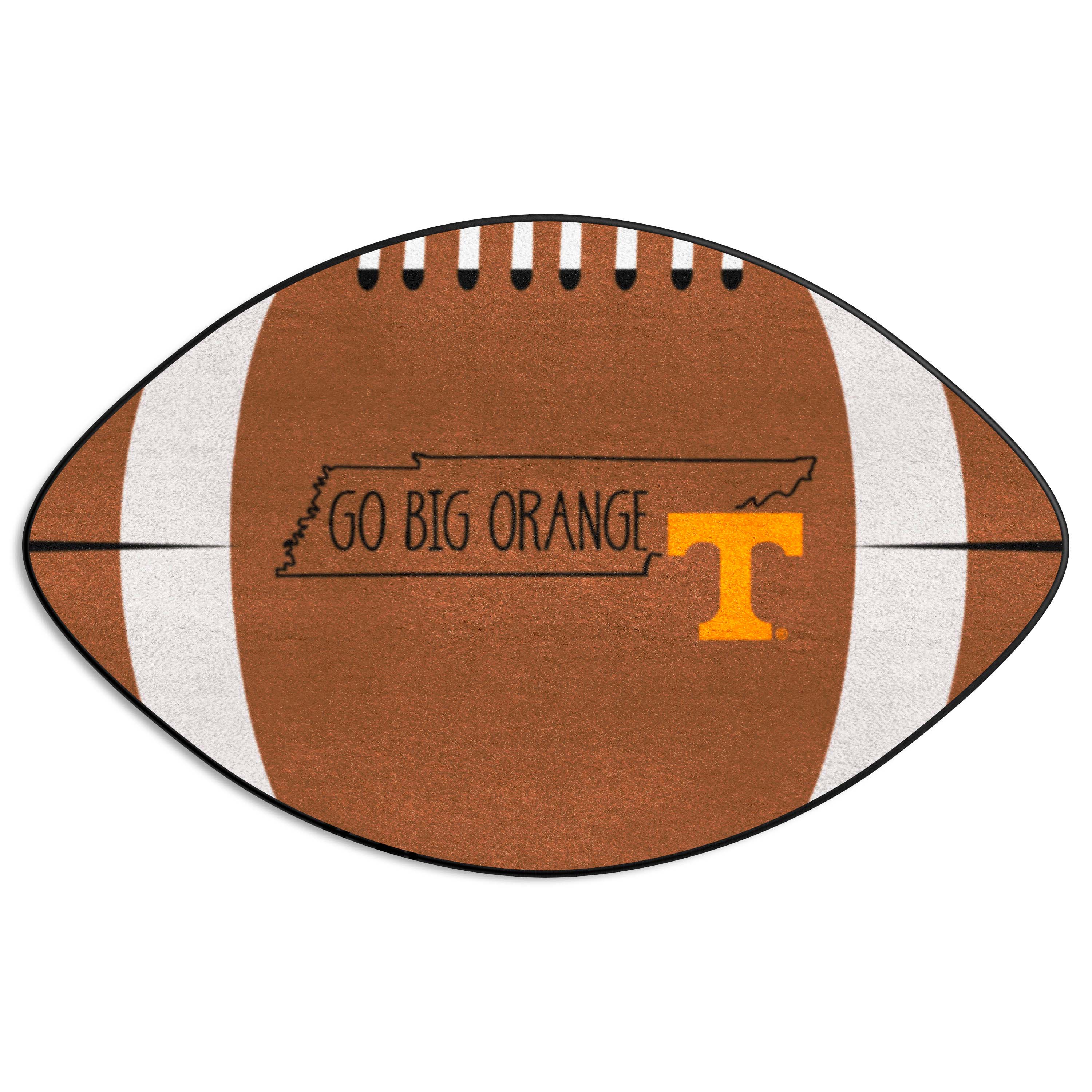 Tennessee Volunteers Southern Style Football Rug - 20.5in. x 32.5in.