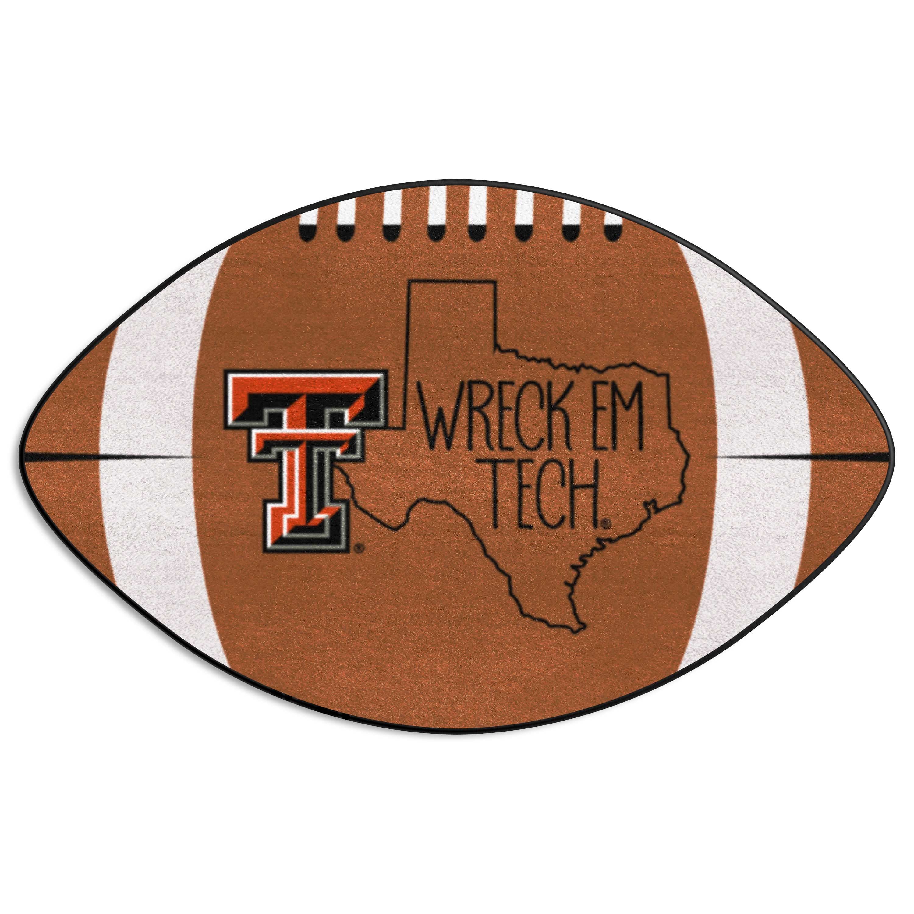 Texas Tech Red Raiders Southern Style Football Rug - 20.5in. x 32.5in.