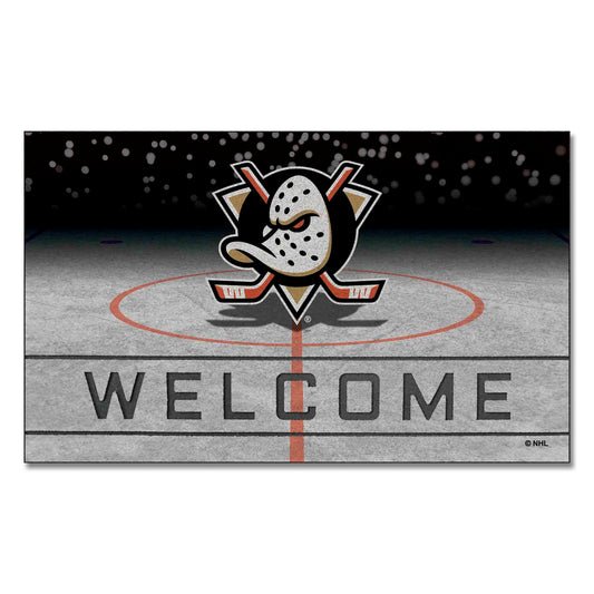 Anaheim Ducks Rubber Door Mat - 18in. x 30in.