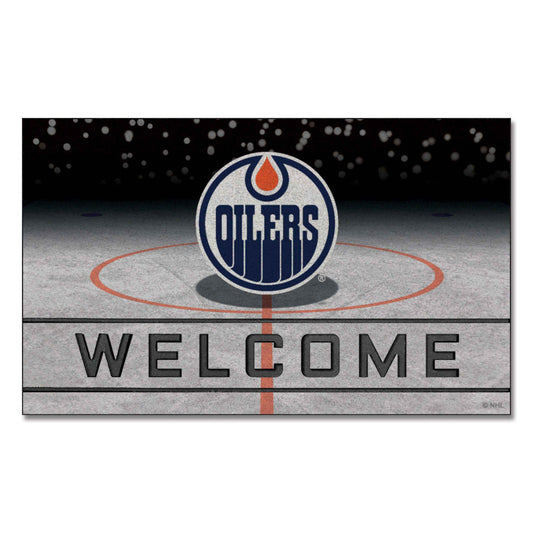 Edmonton Oilers Rubber Door Mat - 18in. x 30in.