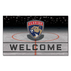 Florida Panthers Rubber Door Mat - 18in. x 30in.