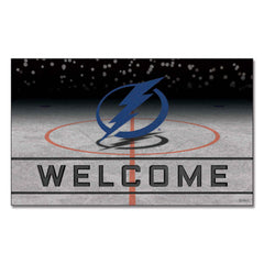 Tampa Bay Lightning Rubber Door Mat - 18in. x 30in.