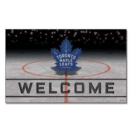 Toronto Maple Leafs Rubber Door Mat - 18in. x 30in.