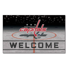 Washington Capitals Rubber Door Mat - 18in. x 30in.