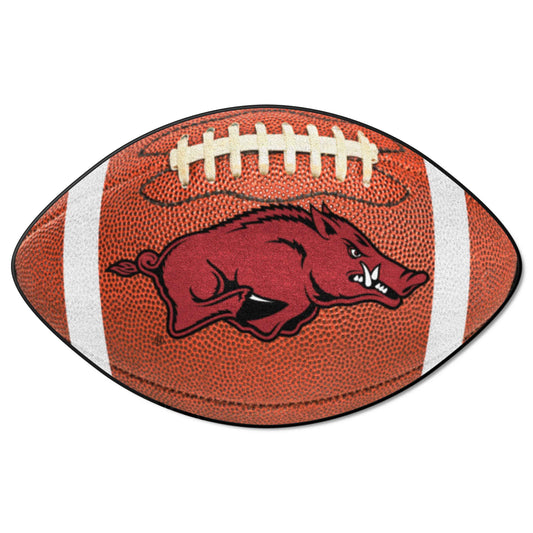 Arkansas Razorbacks  Football Rug - 20.5in. x 32.5in.