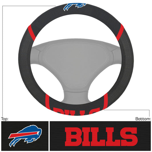 Buffalo Bills Embroidered Steering Wheel Cover - Buffalo Bills