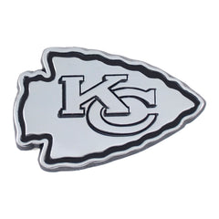 Kansas City Chiefs 3D Chrome Metal Emblem