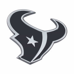 Houston Texans 3D Chrome Metal Emblem - Houston Texans