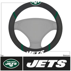 New York Jets Embroidered Steering Wheel Cover