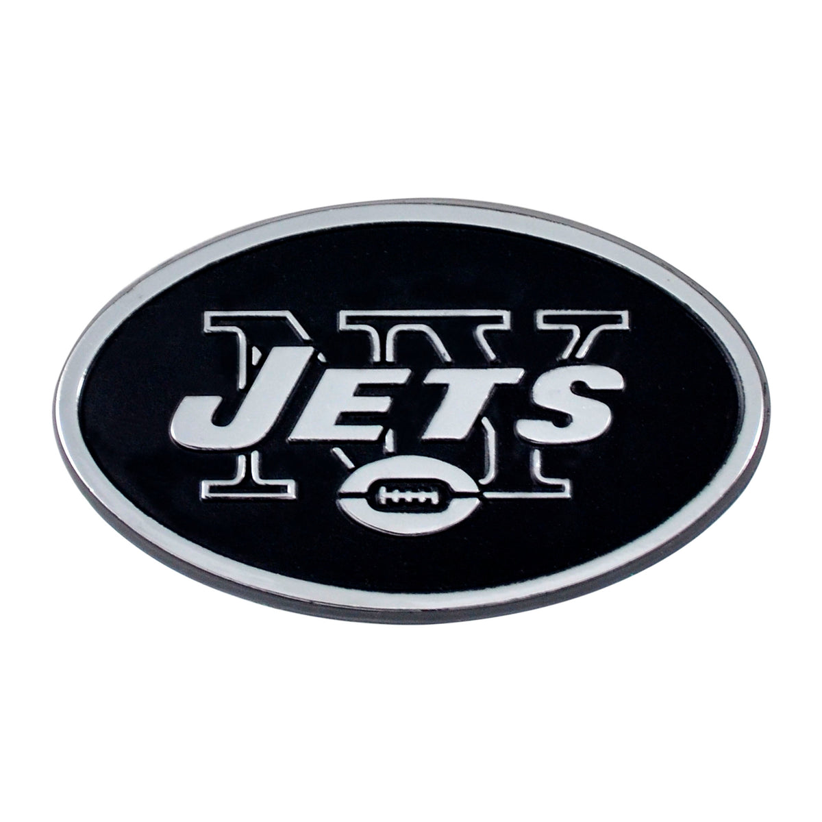 New York Jets 3D Chrome Metal Emblem