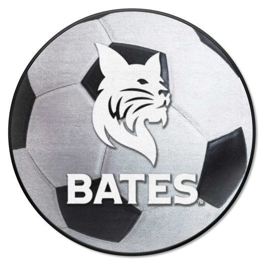 Bates College Bobcats Soccer Ball Rug - 27in. Diameter