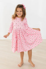 Daisy Delight 3/4 Sleeve Pocket Twirl Dress - Mila & Rose ®