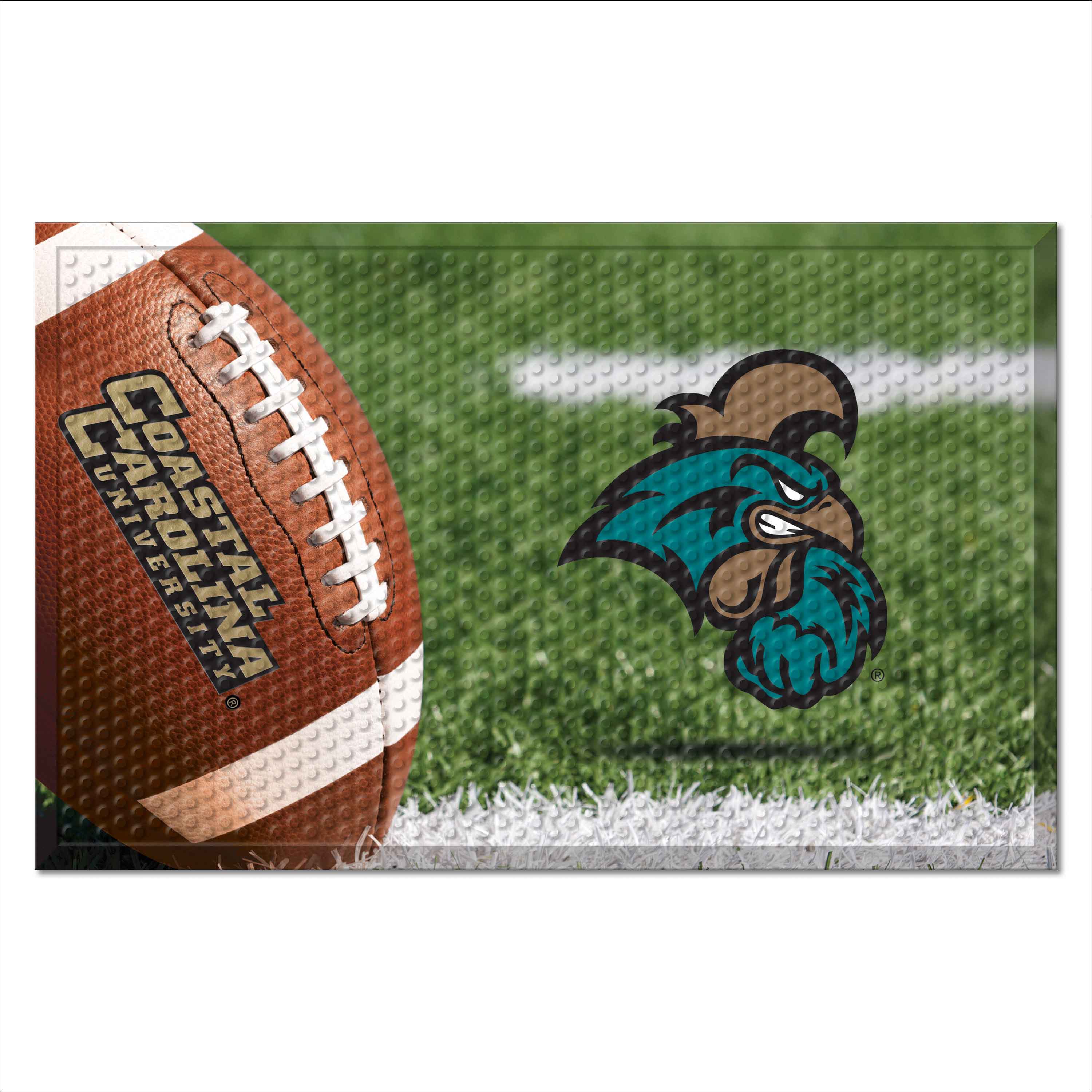 Coastal Carolina Chanticleers Rubber Scraper Door Mat