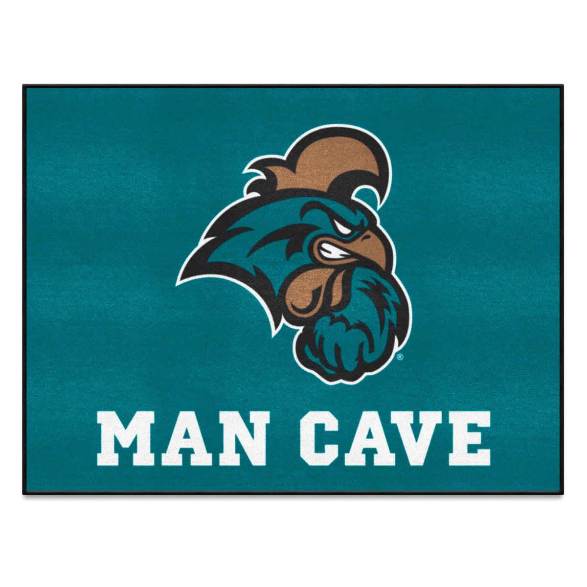 Coastal Carolina Chanticleers Man Cave All-Star Rug - 34 in. x 42.5 in. - Coastal Carolina