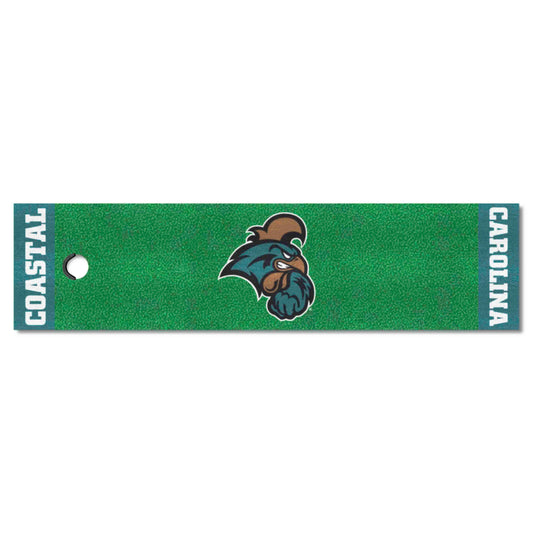 Coastal Carolina Chanticleers Putting Green Mat - 1.5ft. x 6ft. - Coastal Carolina