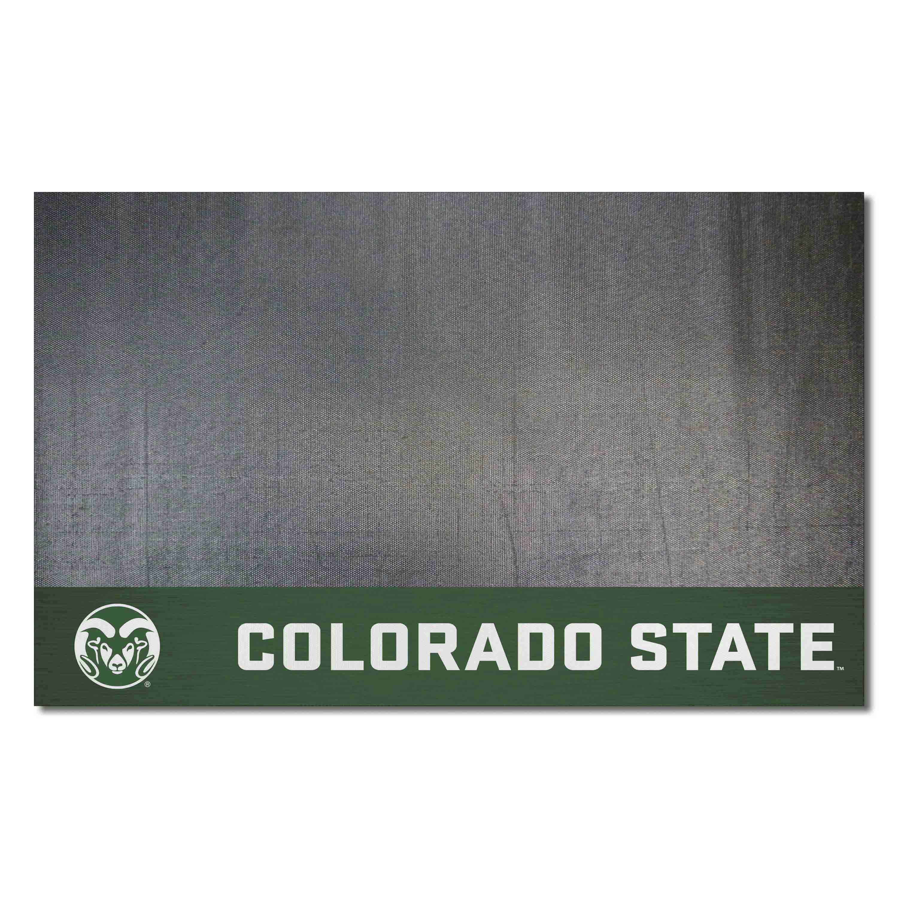 Colorado State Rams Vinyl Grill Mat - 26in. x 42in. - Colorado State