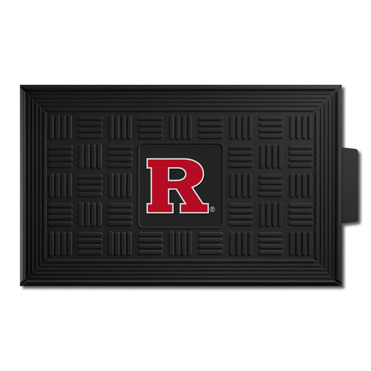 Rutgers Scarlett Knights Heavy Duty Vinyl Medallion Door Mat - 19.5in. x 31in.