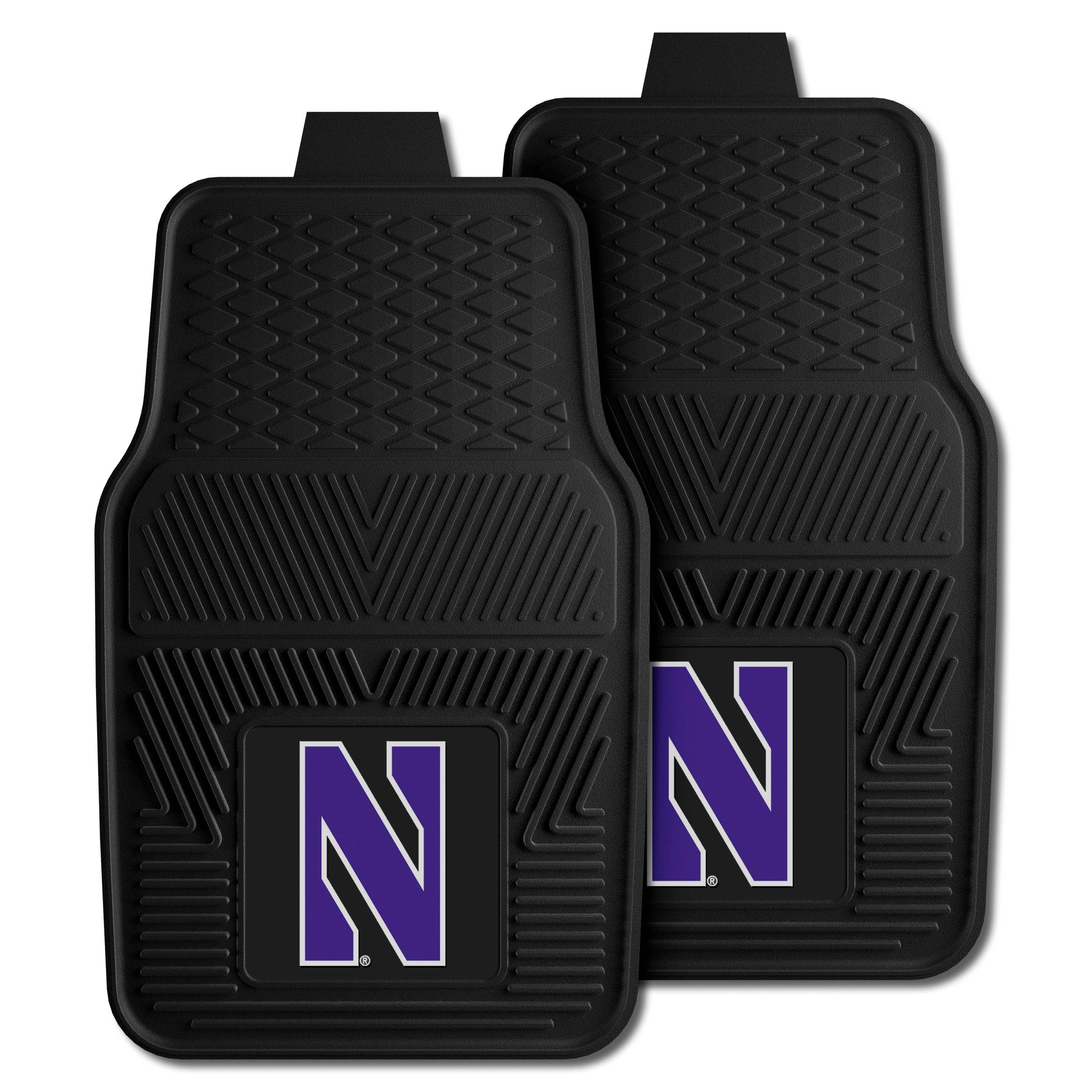 Northwestern Wildcats Heavy Duty Car Mat Set - 2 Pieces