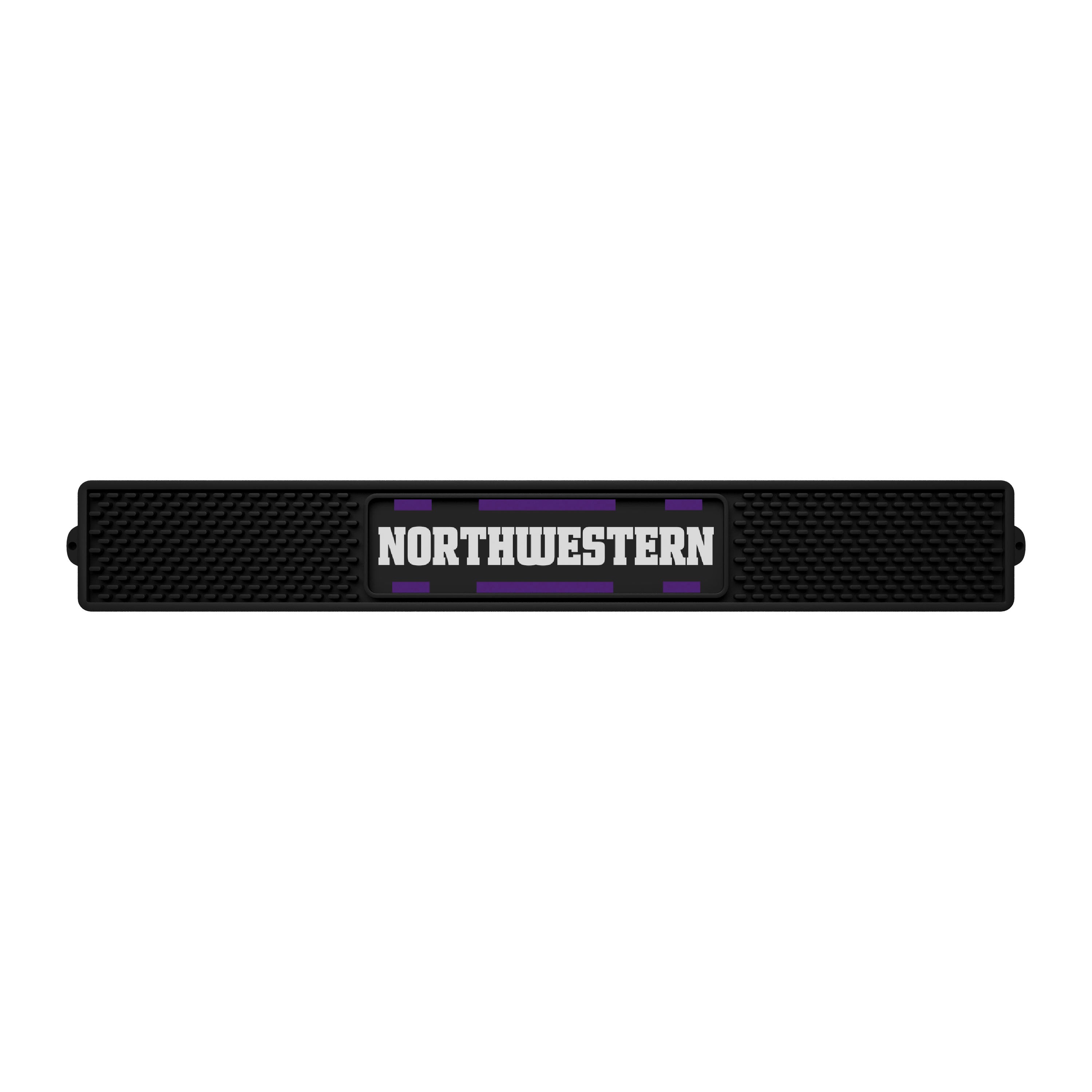 Northwestern Wildcats Bar Drink Mat - 3.25in. x 24in.