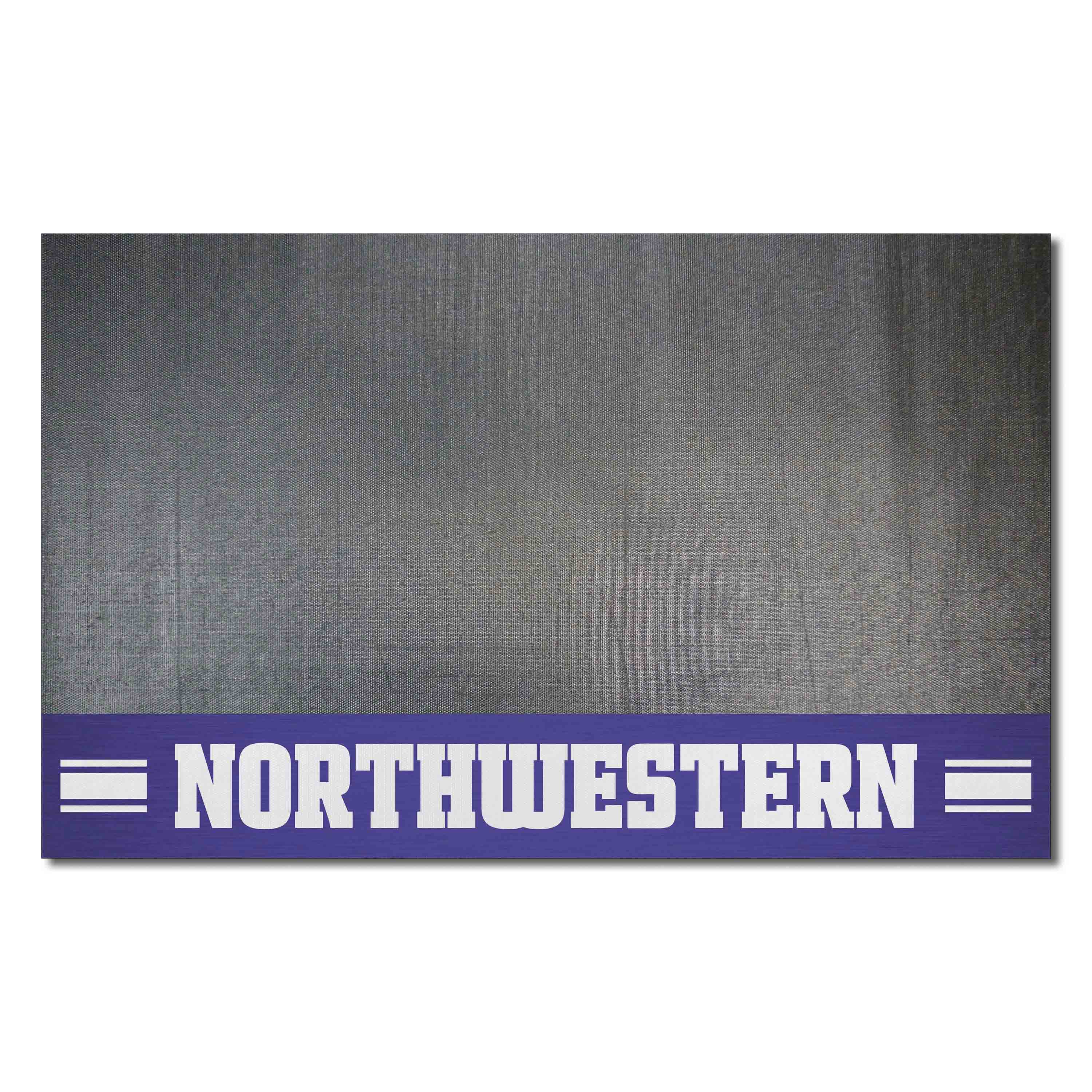 Northwestern Wildcats Vinyl Grill Mat - 26in. x 42in.