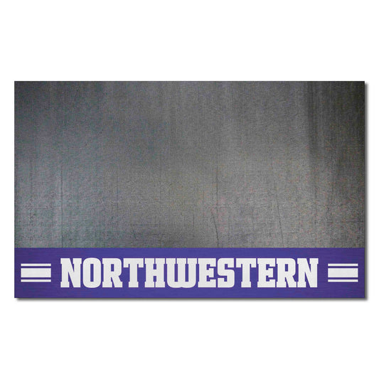 Northwestern Wildcats Vinyl Grill Mat - 26in. x 42in.