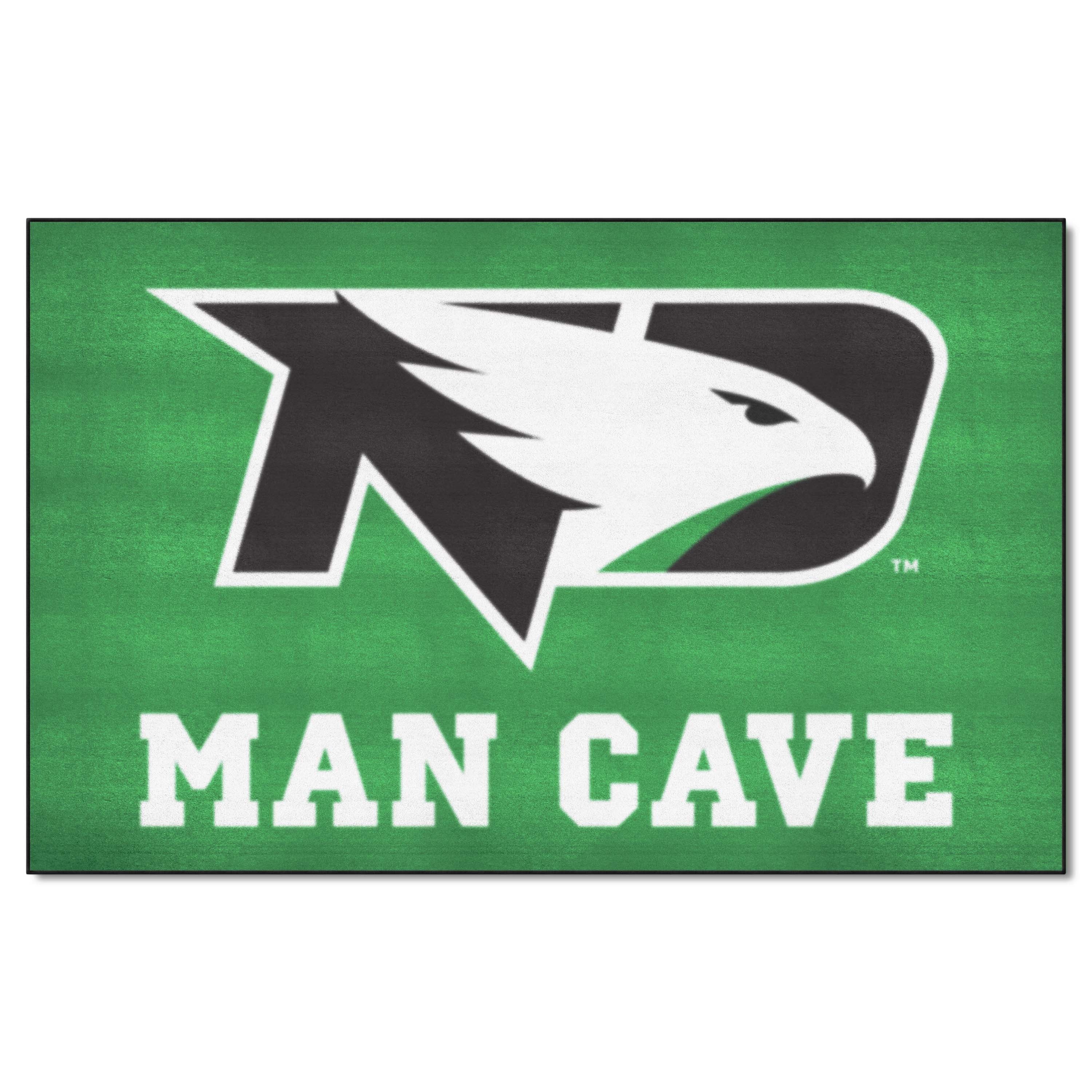 North Dakota Fighting Hawks Man Cave Ulti-Mat Rug - 5ft. x 8ft.