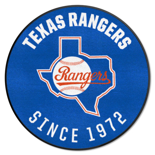 Texas Rangers Roundel Rug - 27in. Diameter