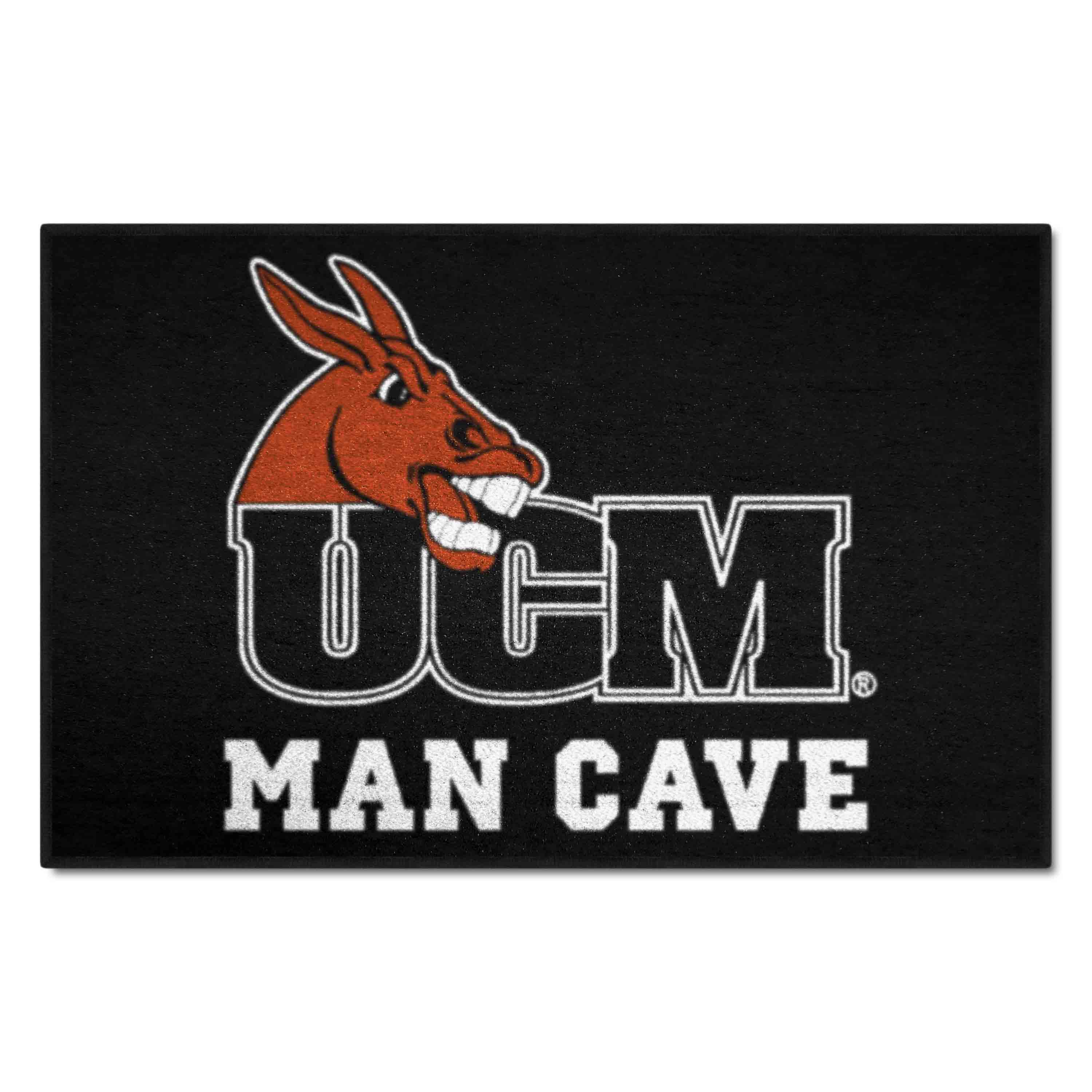 Central Missouri Mules Man Cave Starter Mat Accent Rug - 19in. x 30in.