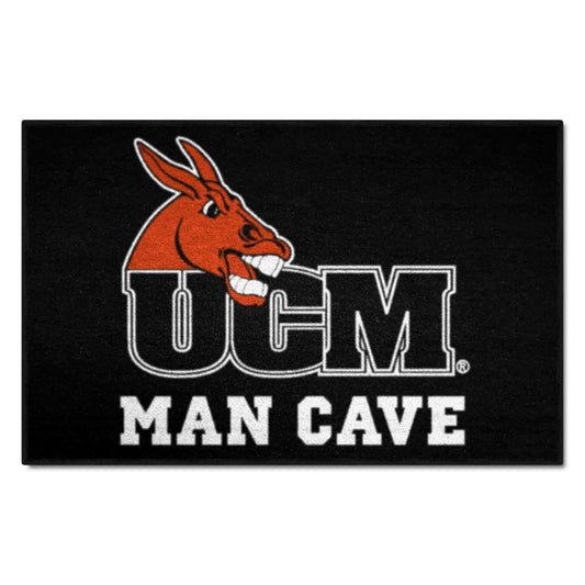 Central Missouri Mules Man Cave Starter Mat Accent Rug - 19in. x 30in.