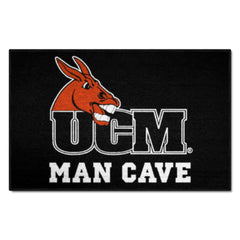 Central Missouri Mules Man Cave Starter Mat Accent Rug - 19in. x 30in.