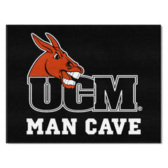 Central Missouri Mules Man Cave All-Star Rug - 34 in. x 42.5 in. - Central Missouri