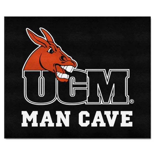 Central Missouri Mules Man Cave Tailgater Rug - 5ft. x 6ft.