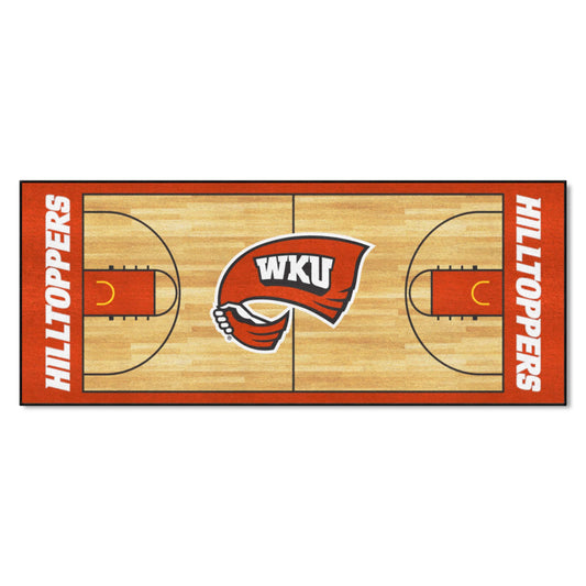 Western Kentucky Hilltoppers Court Runner Rug - 30in. x 72in.