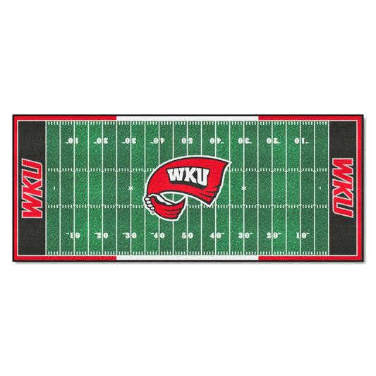 Western Kentucky Hilltoppers Field Runner Mat - 30in. x 72in.