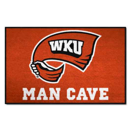 Western Kentucky Hilltoppers Man Cave Starter Mat Accent Rug - 19in. x 30in.