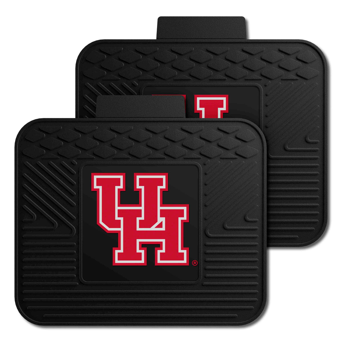 Houston Cougars Back Seat Car Utility Mats - 2 Piece Set - Houston