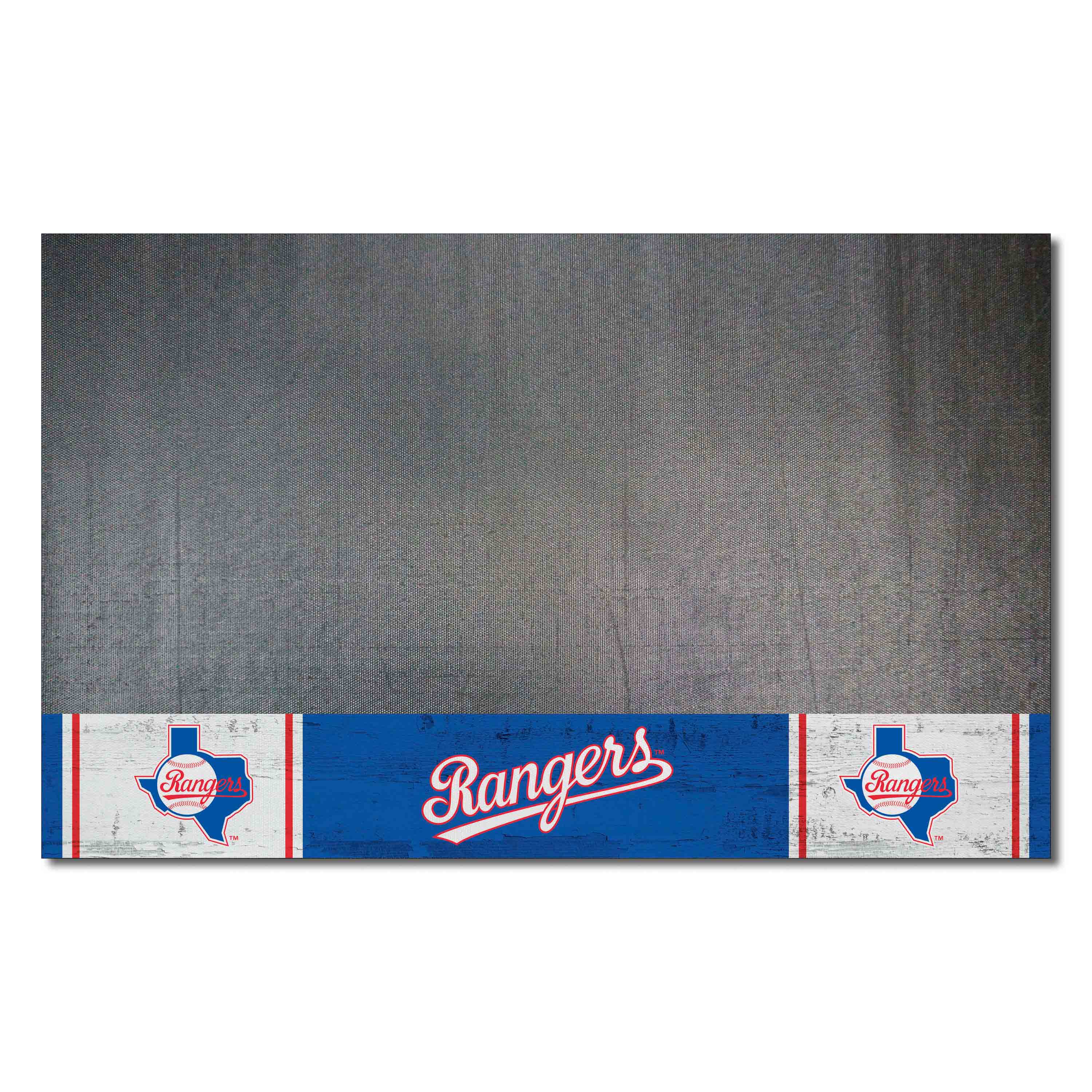 Texas Rangers Vinyl Grill Mat - 26in. x 42in.