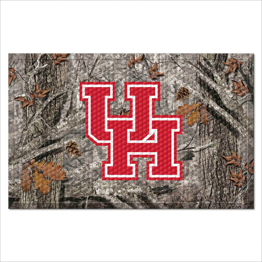 Houston Cougars Rubber Scraper Door Mat Camo - Houston