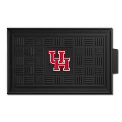 Houston Cougars Heavy Duty Vinyl Medallion Door Mat - 19.5in. x 31in.