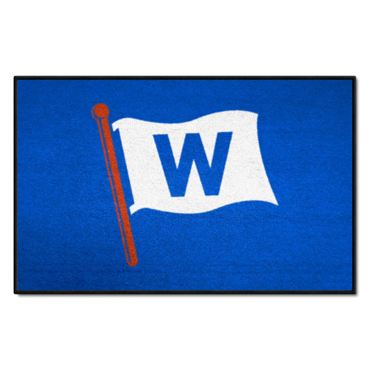 Chicago Cubs Starter Mat Accent Rug - 19in. x 30in. - Chicago Cubs