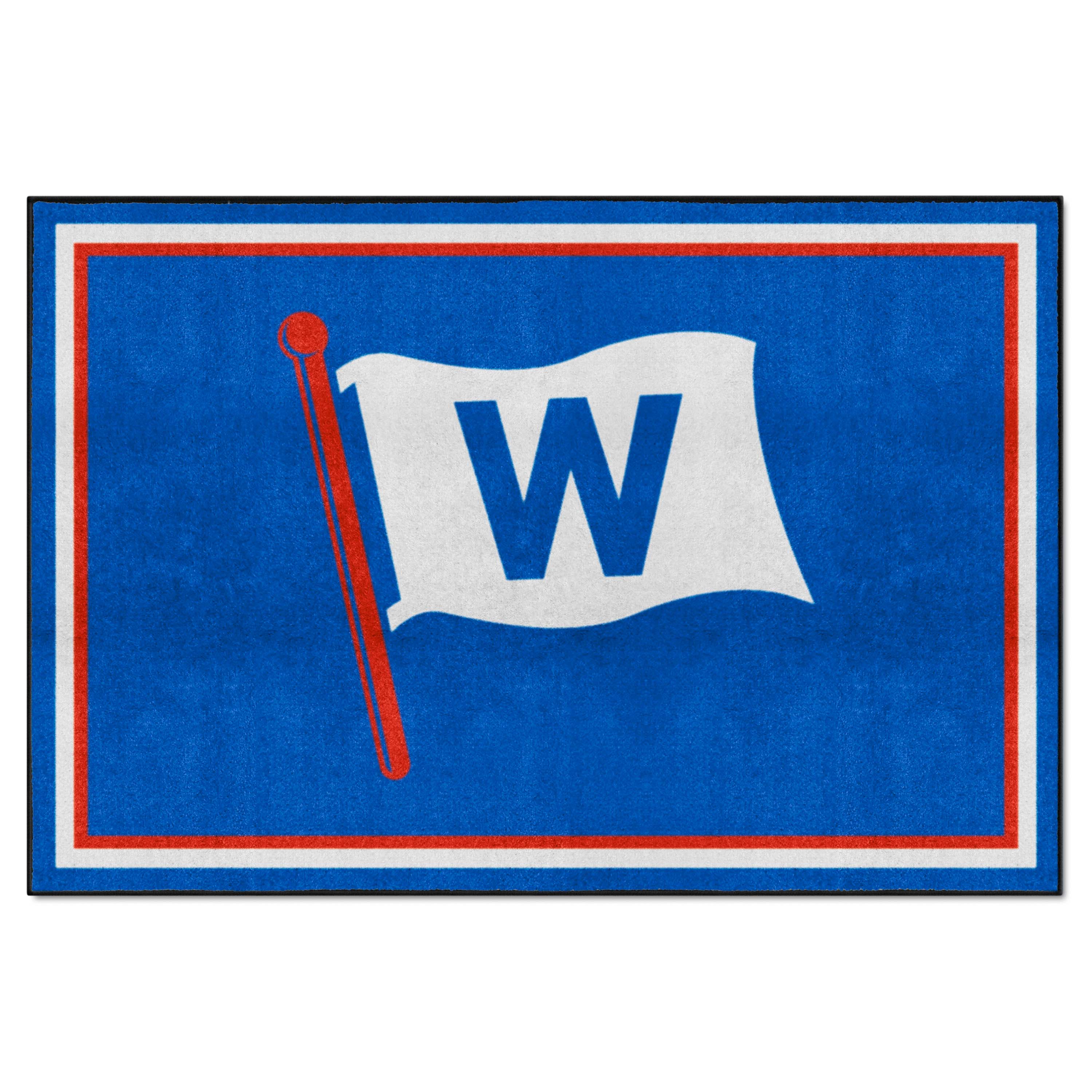 Chicago Cubs 5ft. x 8 ft. Plush Area Rug - Chicago Cubs