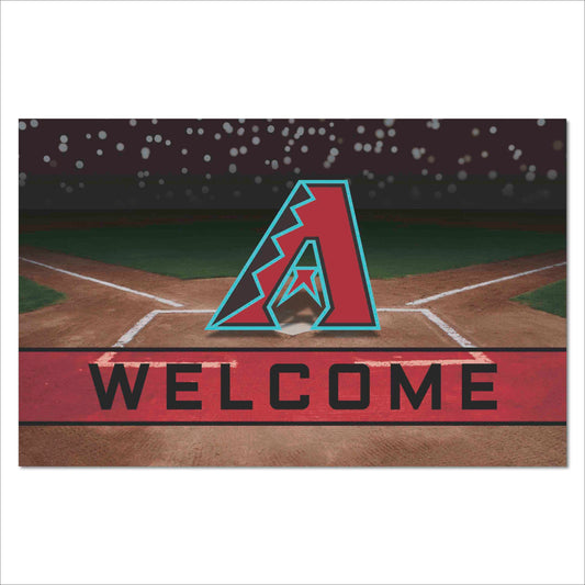 Arizona Diamondbacks Rubber Door Mat - 18in. x 30in.