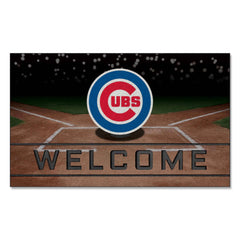 Chicago Cubs Rubber Door Mat - 18in. x 30in. - Chicago Cubs